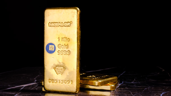 Image: A Metalor gold bar. 