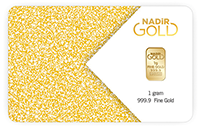 Gold Nadir Pebble Series Bar 1 Gram Silver Bullion