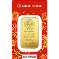 Argor-Heraeus Gold Minted Lunar Snake Bar 1 oz