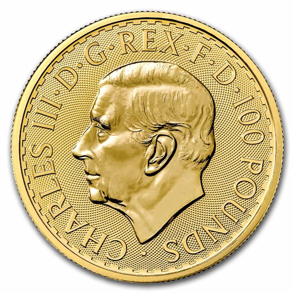 2022 1 oz .9999 Gold Britannia Coin