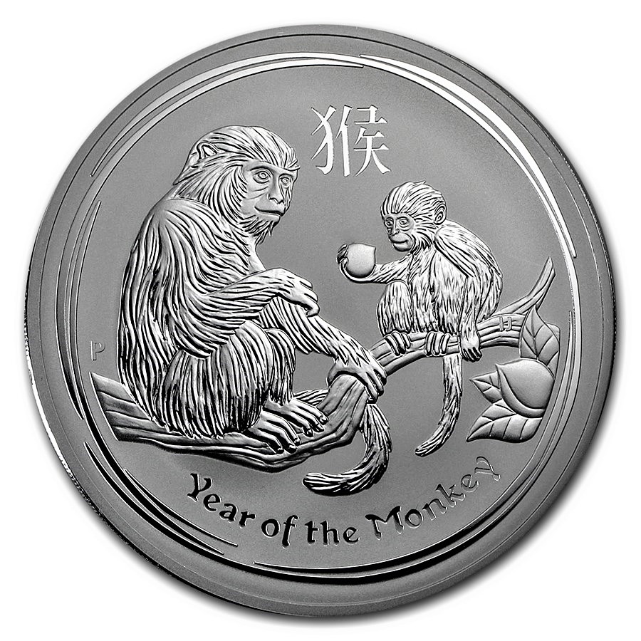 Silver Lunar Coin 2016 - Year of the Monkey - 1 kg | Silver Bullion