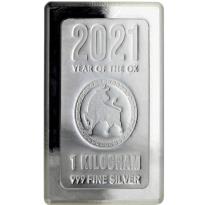 Heraeus Stacker Ox 2021 Silver Bar - 1 kg | Silver Bullion