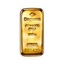 Gold 500 gram Degussa Cast Bar | Silver Bullion