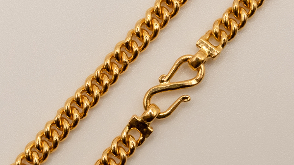 100 gram gold chain design for man