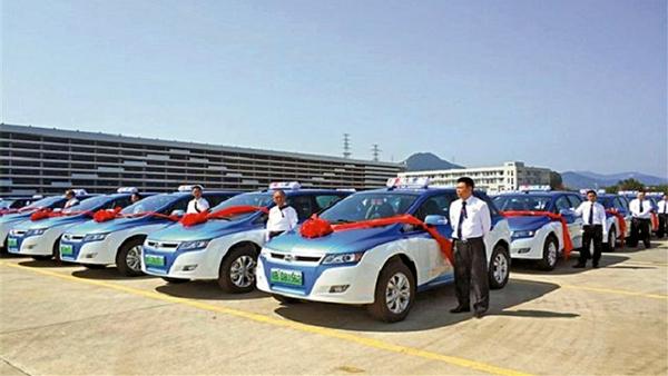Shenzhen Is Now Almost Fully Serviced by E-Taxis