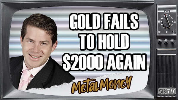 Florian Grummes: What's Next After Gold Fails to Hold $2,000 Again?