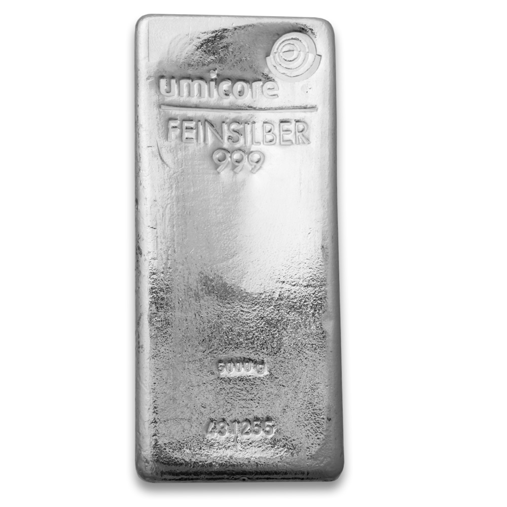 Umicore Silver Bar - 5 kg | Silver Bullion